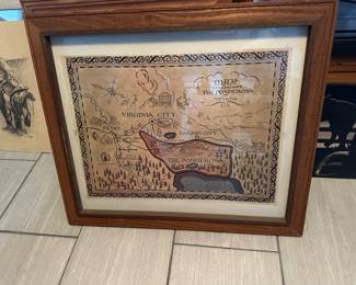 Map from Bonanza TV Show