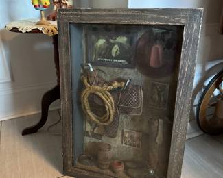 Western Cowboy Shadow Box