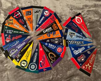 Vintage Baseball Pennants