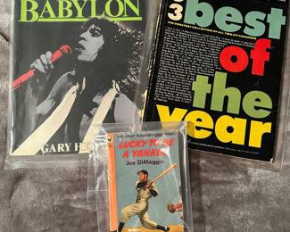 Vintage Rock and Roll Books