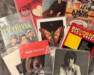 Vintage Television and Music Ephemra: Donny Osmond, Carpenters, Hogans Heroes and More!