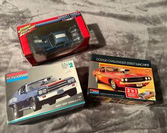  Vintage Model Cars and 