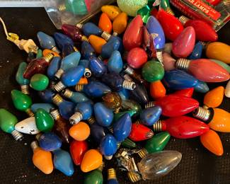 Vinatge C7 and C9 Christmas Bulbs