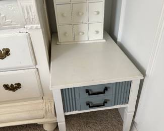 End table, decor