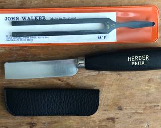 John Walker Tuning Fork and Herder Razor