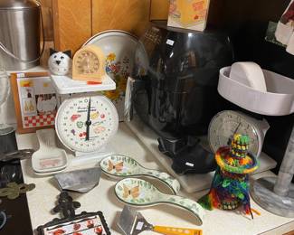 Kitchen scales & misc