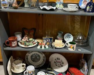 Shelf full of nic-nacs