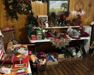 The Christmas and toy room