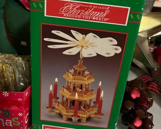 Wooden Christmas windmill