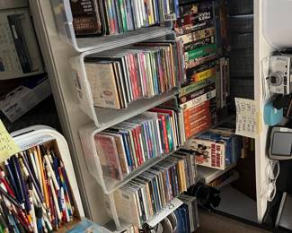 Lots of DVD's and CD's