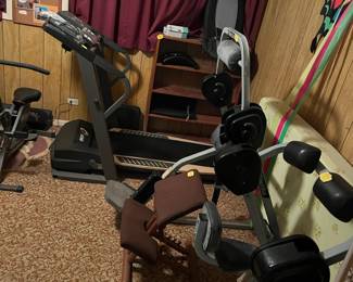 Exercise room FULL of fine quality equipment!