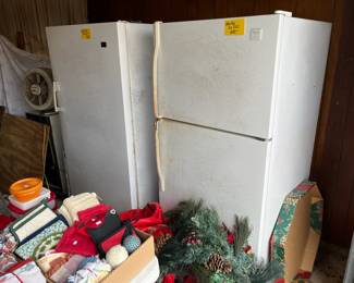 Working Whirlpool fridge and a Whirlpool freezer