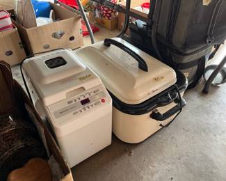 Electric roaster and bread-maker