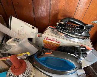 Black & Decker and Sunbeam irons