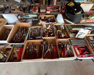 Lots and lots of quality hand tools and power tools!