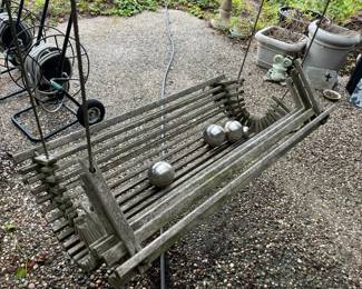 Crazy contour porch swing!