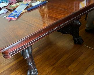 vintage Lions foot table