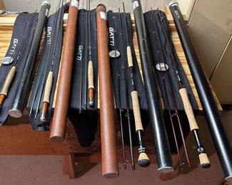 006 A Collection Of Gatti Fishing Rods