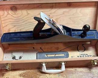 009 Record No. 07 Jointer Plane In Custom Wooden Box