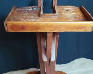 Antique Horse Harness Makers Stand