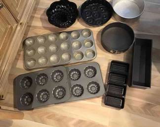 Assorted Baked Goods Pans