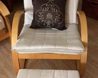 Bentwood Casual Chair Ottoman