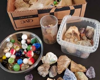 Collectible Marbles And Crystals