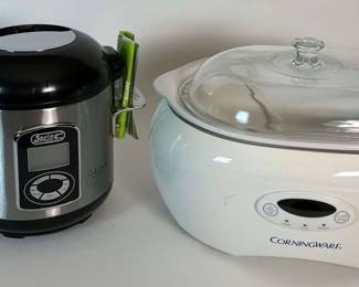 Corningware Slow Cooker And Spring Rice Cooker