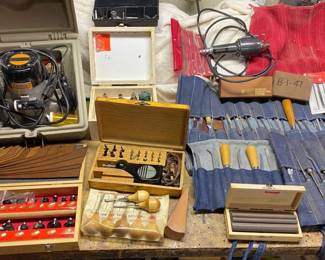 Craftsman Router, Dremel, Wood Working Tools, And More