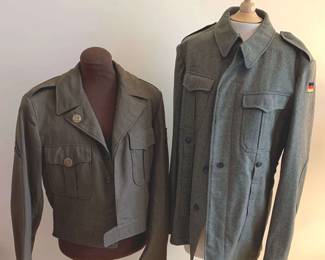 IKE Short Jacket And A German Duty Jacket