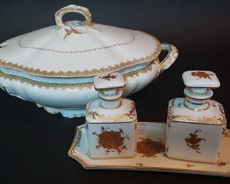 Limoges France Porcelain Table And Vanity Items