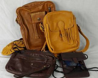Leather Travel Bags And Pouches