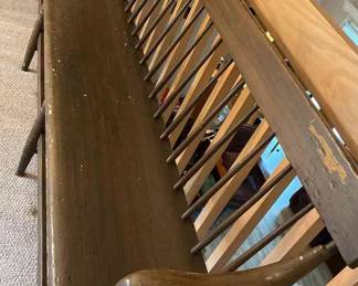 Long Vintage Church Pew Bench