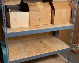 Metal And Wood Shelving 