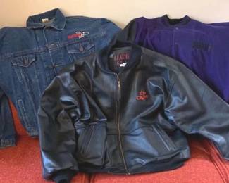 Production Jackets From The Crow, Pulp Fiction, and Darkman