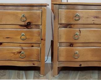 Romweber Pine Bedside Chest Pair