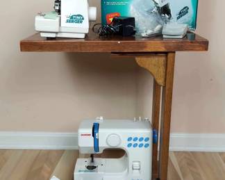 Singer Tiny Serger And Janome Sew Petite