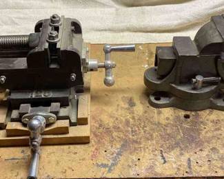 Two Bench Vises