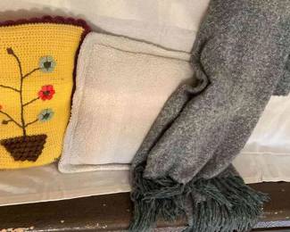 Unique Pillow Pair Soft Acrylic Throw