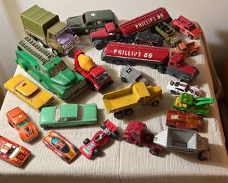 Vintage Toy Cars, And