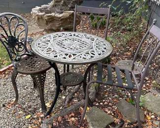 Wrought Iron Table And Chairs