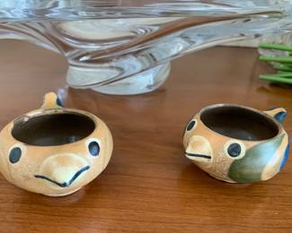 Rare Danish pottery signed Dybdahl Danmark