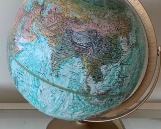 Vintage globe with the USSR