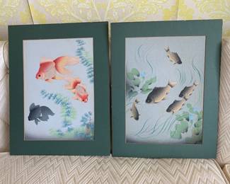 Japanese Prints of Fish