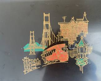 Couroc Tray - San Francisco 