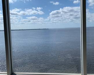 An extraordinary view of the river 