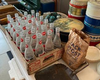 All Dodger bottles in this original crate.