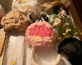lots of vintage hats