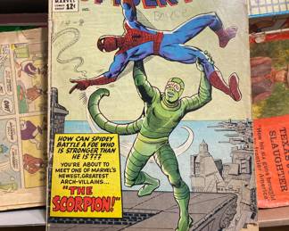 Original issue of introduction to The Scorpion. Lots of other comics as well. 