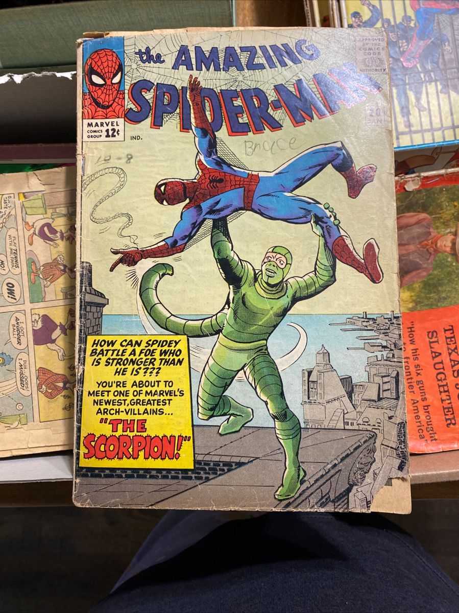 Original issue of introduction to The Scorpion. Lots of other comics as well. 